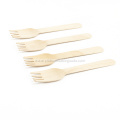 Birch wood disposable cutlery